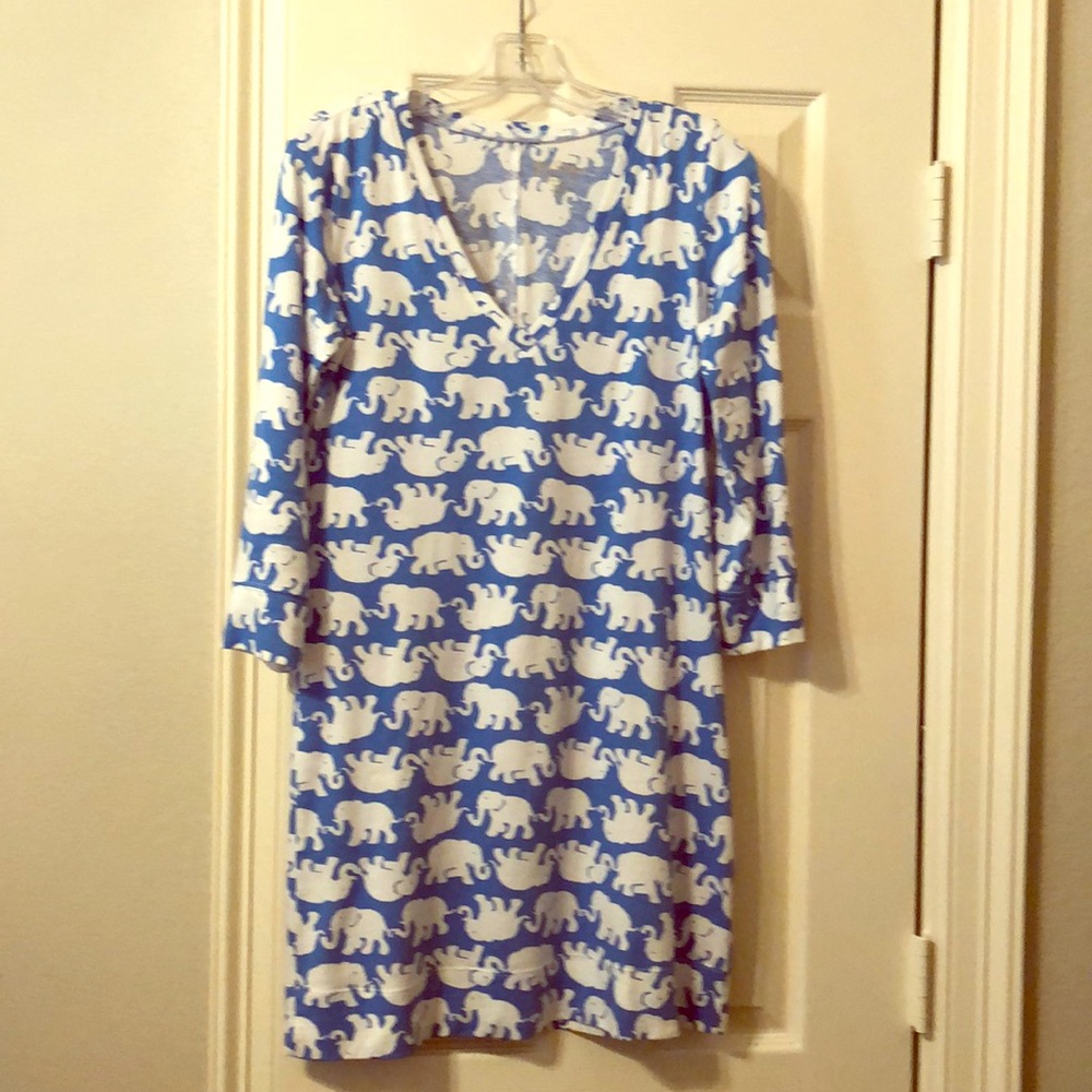 EUC Lilly Pulitzer Palmetto Dress Tusk In Sun XS